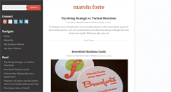 Desktop Screenshot of marvinforte.com